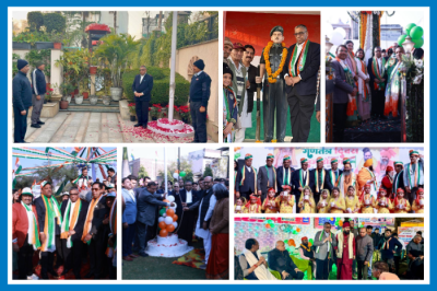 On the 77th Republic Day, we paid homage to our heroes during flag-hoisting ceremonies held across Rohtak.
